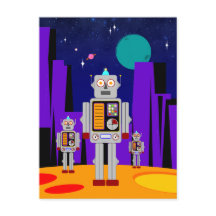 Invasión de Alien - Robots