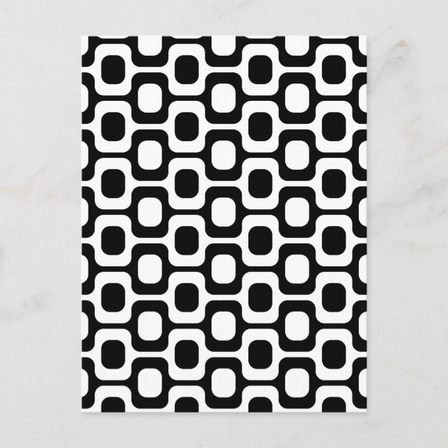 Postal Festiva Ipanema Beach - Black and white (Anverso)