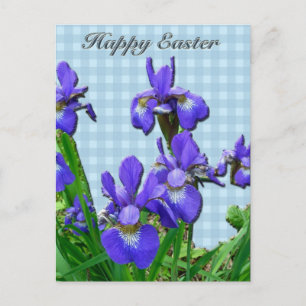 Postal Festiva Íris Siberiano Feliz Pascua Coordinada Artículos