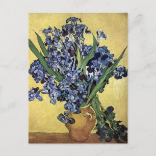 Postal Festiva Irises Vincent van Gogh Artwor