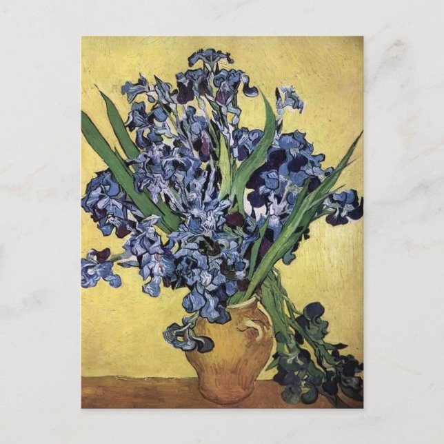 Postal Festiva Irises Vincent van Gogh Artwor (Anverso)