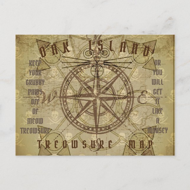 POSTAL FESTIVA ISLA SAMMY DABADDABUCCOS OAK (Anverso)