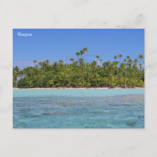 Postal Festiva isla tropical Rangiroa