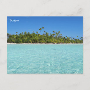 Postal Festiva Isla Tropical Rangiroa