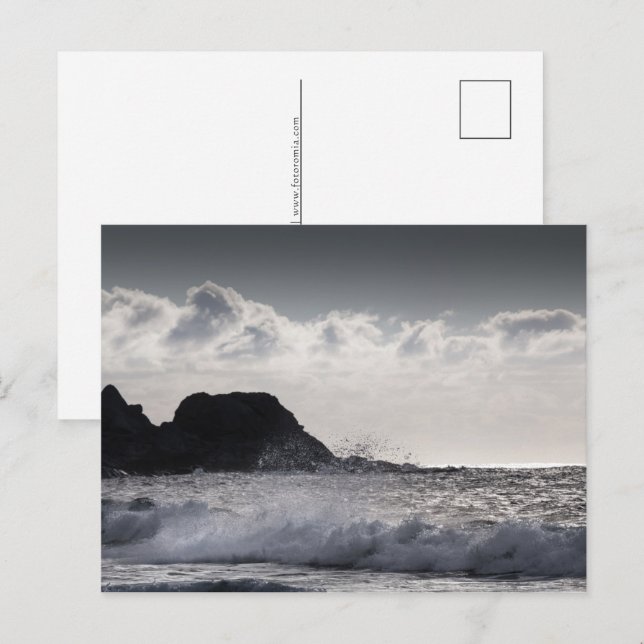 Postal Festiva Islas Lofoten Noruega (Anverso / Reverso)