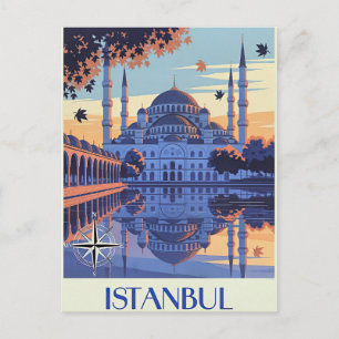 Postal Festiva Istanbul, Turquía viaje