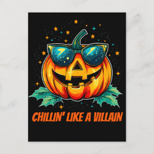 Postal Festiva Jack-O-Space de Guay cósmico