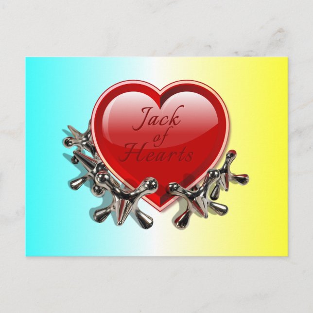 Postal Festiva Jack of Hearts Valentine (Anverso)