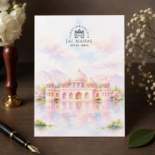 Postal Festiva Jal Mahal Jaipur, India Palacio Hermoso Viaje
