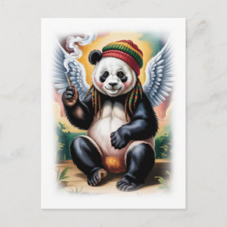 Postal Festiva Jamaican Angel Panda takes a break on a White