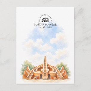 Postal Festiva Jantar Mantar Jaipur Arquitectura Paisaje