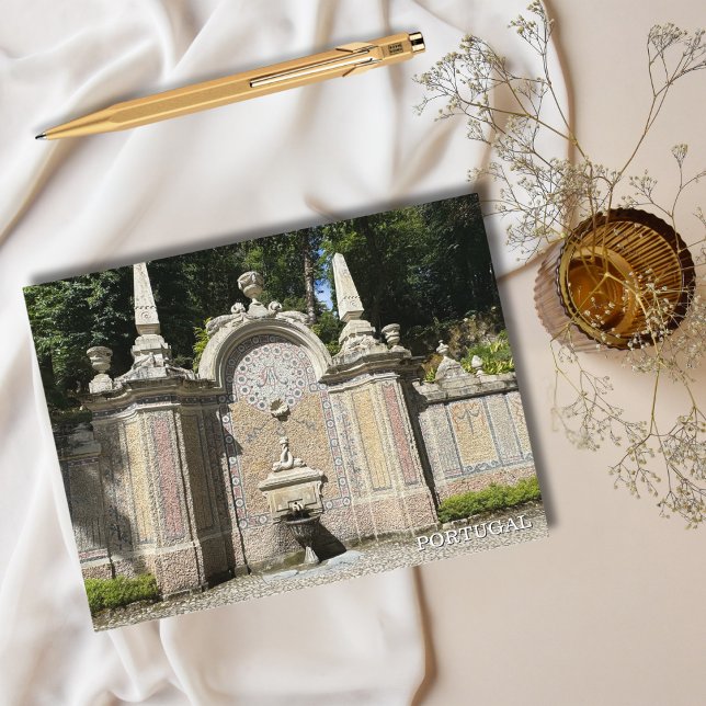 Postal Festiva Jardín de bonitos, fotografía Sintra Portugal, via (Subido por el creador)