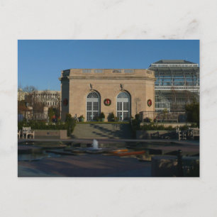 Postal Festiva Jardines botánicos para Navidades en Washington DC