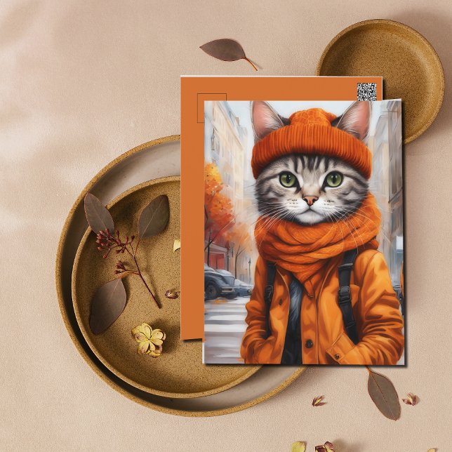 Postal Festiva Jazzy Kitty - Vibes de octubre (Subido por el creador)