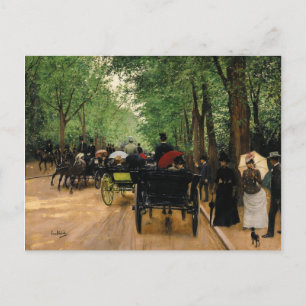 Postal Festiva Jean Beraud - Bois De Boulogne