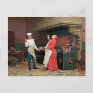 Postal Festiva Jehan Georges Vibert - La Salsa Maravillosa
