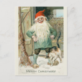 Postal Festiva Jenny Nyström Navidades brownie y cat CC1192