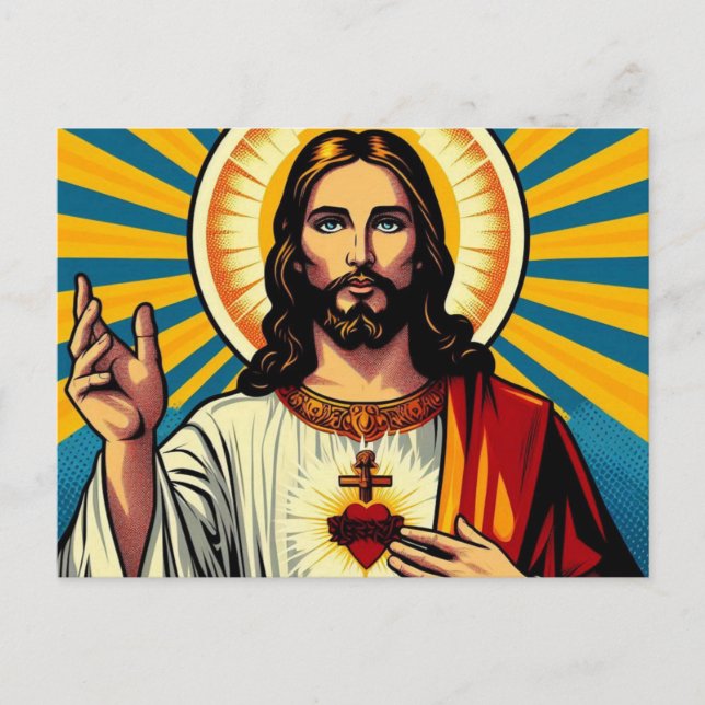 Postal Festiva Jesucristo (Anverso)