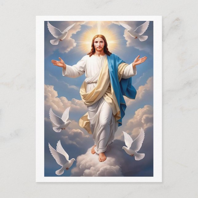 Postal Festiva Jesucristo (Anverso)