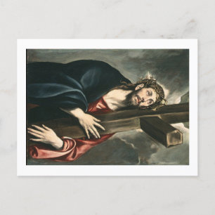Postal Festiva Jesucristo cargando la cruz