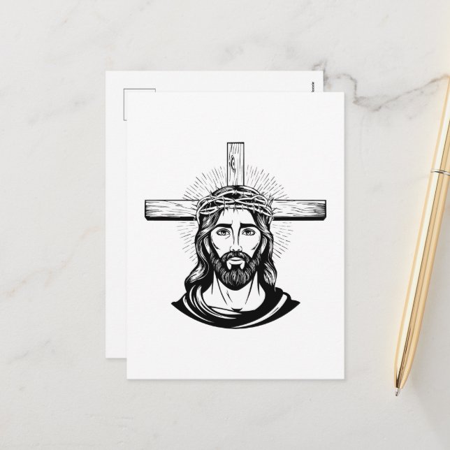 Postal Festiva Jesus Christ (Anverso/Reverso In Situ)