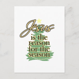 Postal Festiva Jesús es la razón de la temporada, Navidades