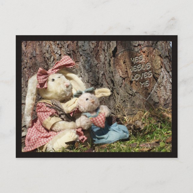 Postal Festiva Jesús Me Ama (Anverso)