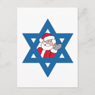 POSTAL FESTIVA JEWISH SANTA
