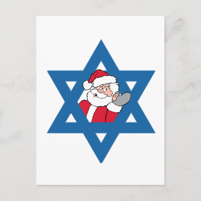 POSTAL FESTIVA JEWISH SANTA (Anverso)