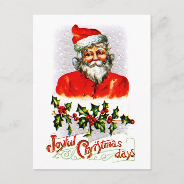 Postal Festiva Jornadas de Navidades alegres (Anverso)