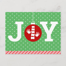 Postal Festiva JOY con los Navidades quiroprácticos de los puntos