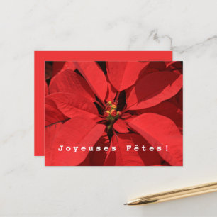 Postal Festiva Joyeuses Fêtes Felices Fiestas en francés