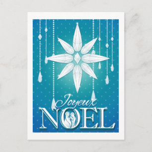 Postal Festiva Joyeux Noel