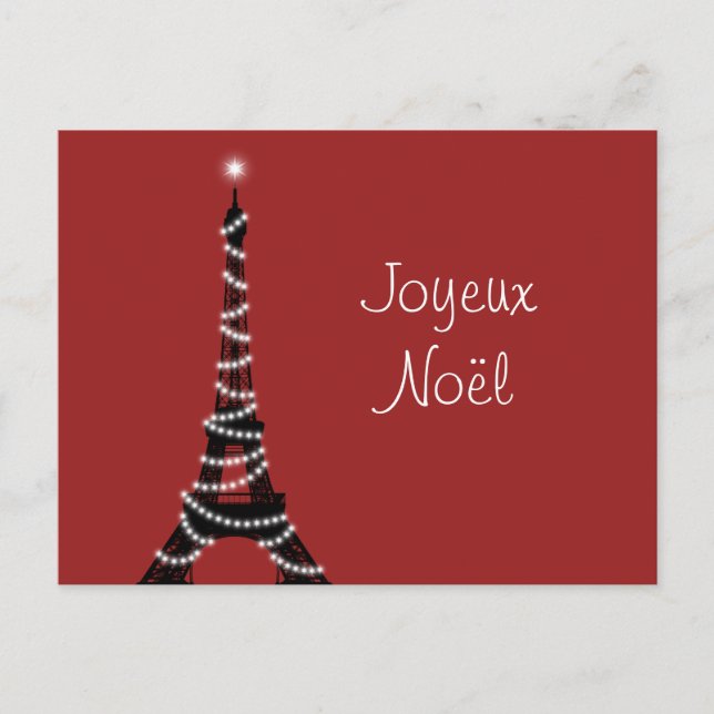 Postal Festiva Joyeux Noël Postcard (Anverso)