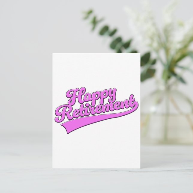 Postal Festiva Jubilación feliz (Anverso de pie)