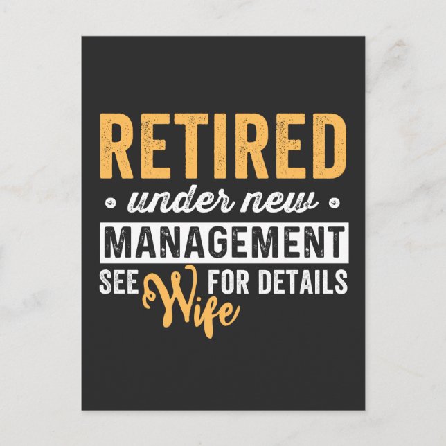 Postal Festiva jubilados bajo nueva administración, consulte a su (Anverso)