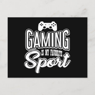 Postal Festiva Jugador - El Juego Es Mi Deporte Favorito