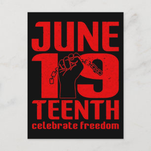 Postal Festiva Juneteenth celebra la libertad juneteenth 2026