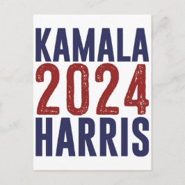 Postal Festiva Kamala Harris 2024 De Vicepresidente A Señora Pres