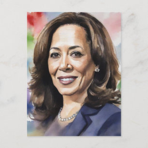 Postal Festiva Kamala Harris 2024 vicepresidenta de Black Women S