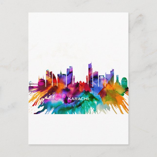 Postal Festiva Karachi Pakistán (Anverso)