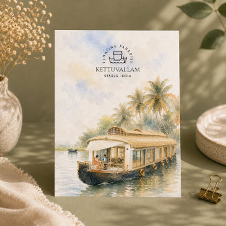 Postal Festiva Kettuvallams, Kerala, India | Aguas Serenas
