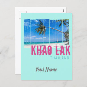 Postal Festiva Khao Lak Phang-Nga Souvenir Tailandés de Playa Vin