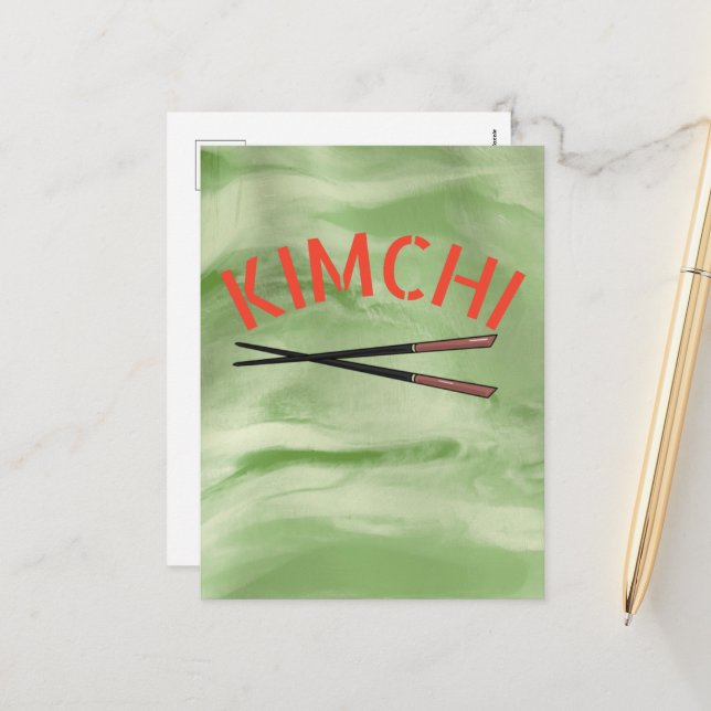 Postal Festiva kimchi lindo (Anverso/Reverso In Situ)