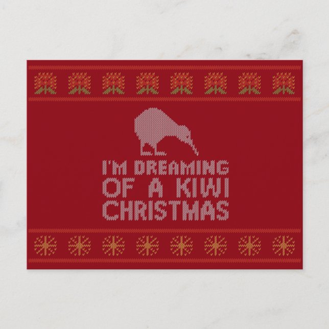 Postal Festiva Kiwi Xmas (Anverso)