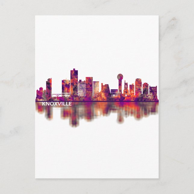 Postal Festiva Knoxville Tennessee Skyline (Anverso)