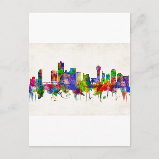 Postal Festiva Knoxville Tennessee Skyline (Anverso)