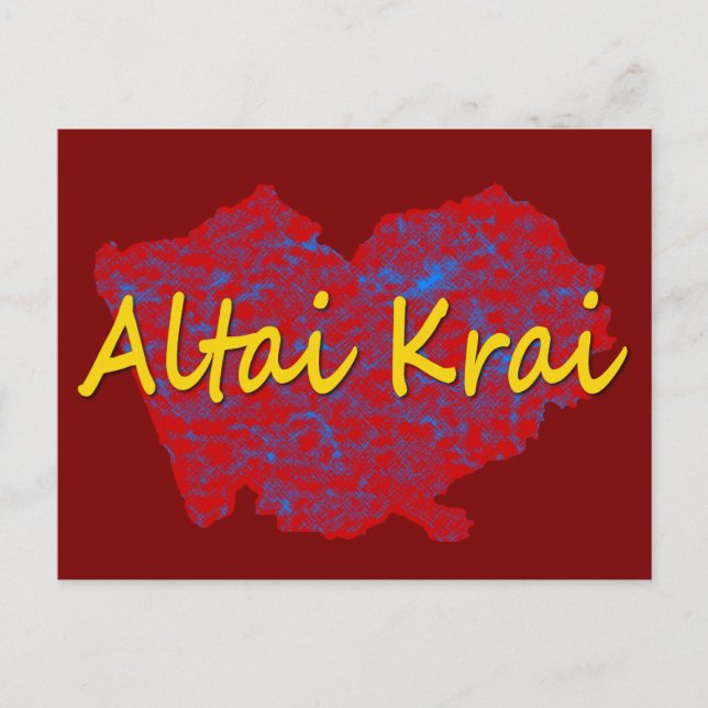 Postal Festiva Krai de Altái (Anverso)