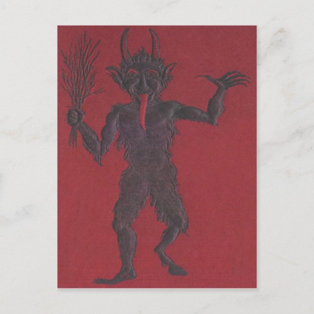 Postal Festiva Krampus (Anverso)