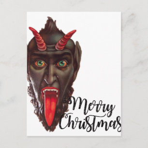 Postal Festiva krampus merry christmas